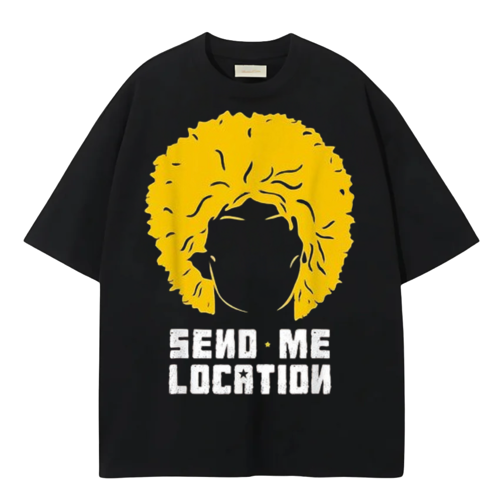 KHABIB SEND ME LOCATION PREMIUM OVERSIZED T-SHIRT
